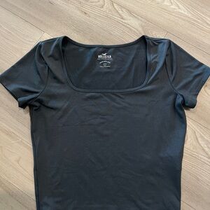 HOLLISTER Women's Grey Top